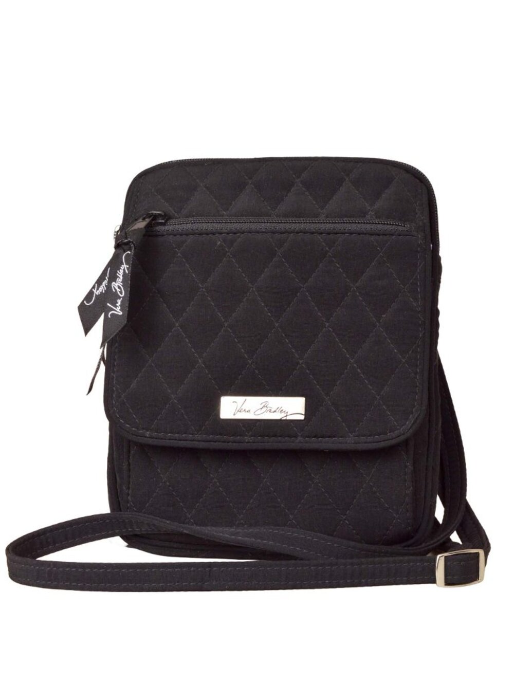 Vera Bradley Black Mini Hipster Crossbody